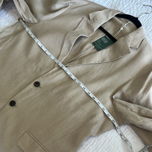 Linen Men's Blazer Quince XL - Picture 13 of 16